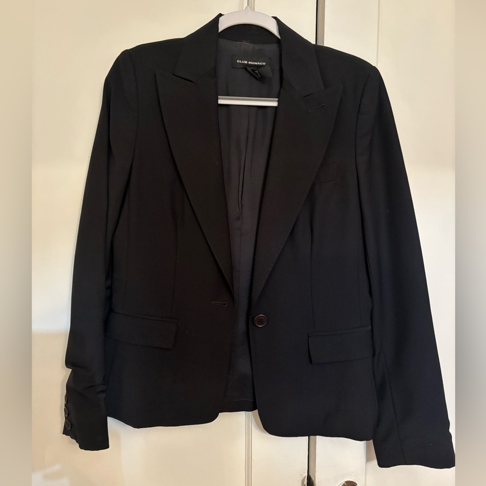 Club Monaco Black Blazer